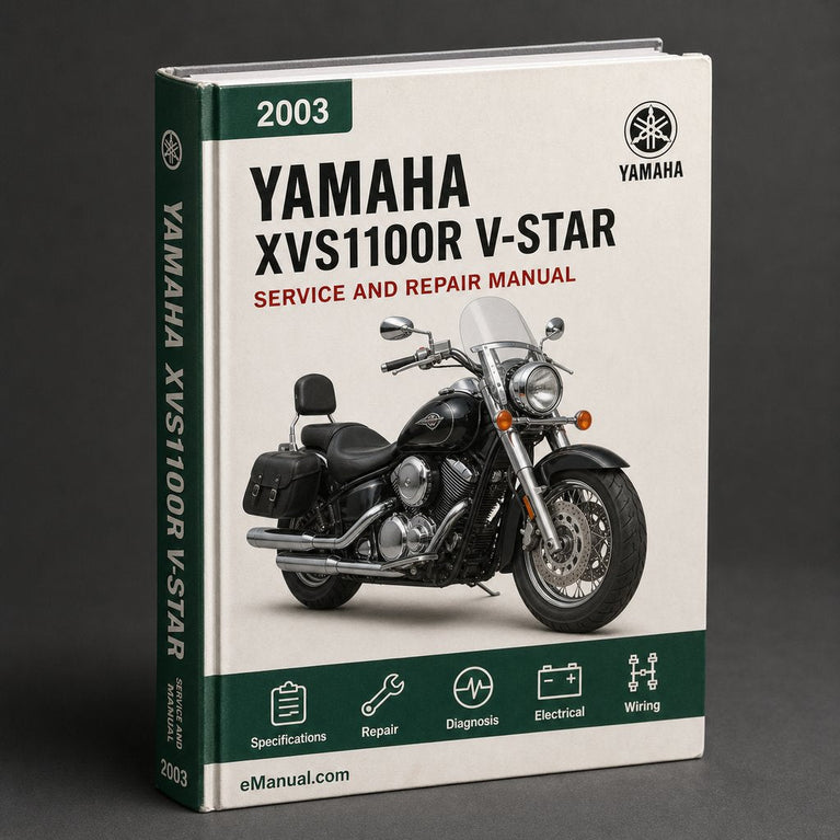 Yamaha XVS1100R V-Star 2003 Workshop Repair Service Manual