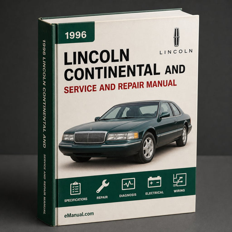 1996 Lincoln Continental Service And Repair Manual