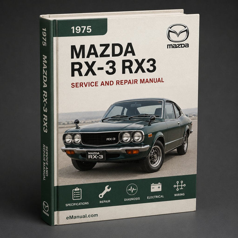 1975 Mazda RX-3 RX3 Factory Service Repair Manual