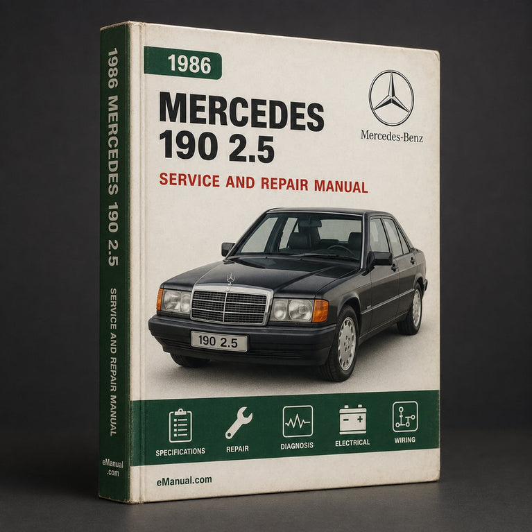 Mercedes 190 D 2.5 1986-1989 Service Repair Manual