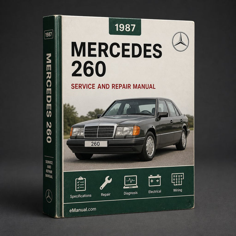 Mercedes 260 E 1987 1988 1989 Service Repair Manual