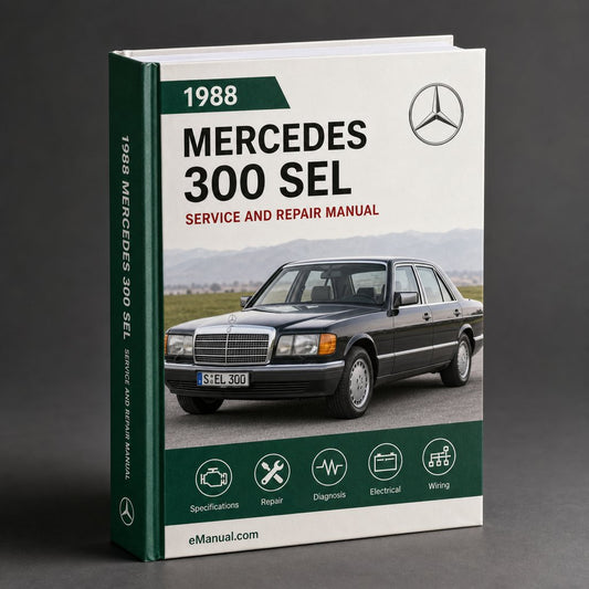 Mercedes 300 SEL 1988-1991 Service Repair Manual