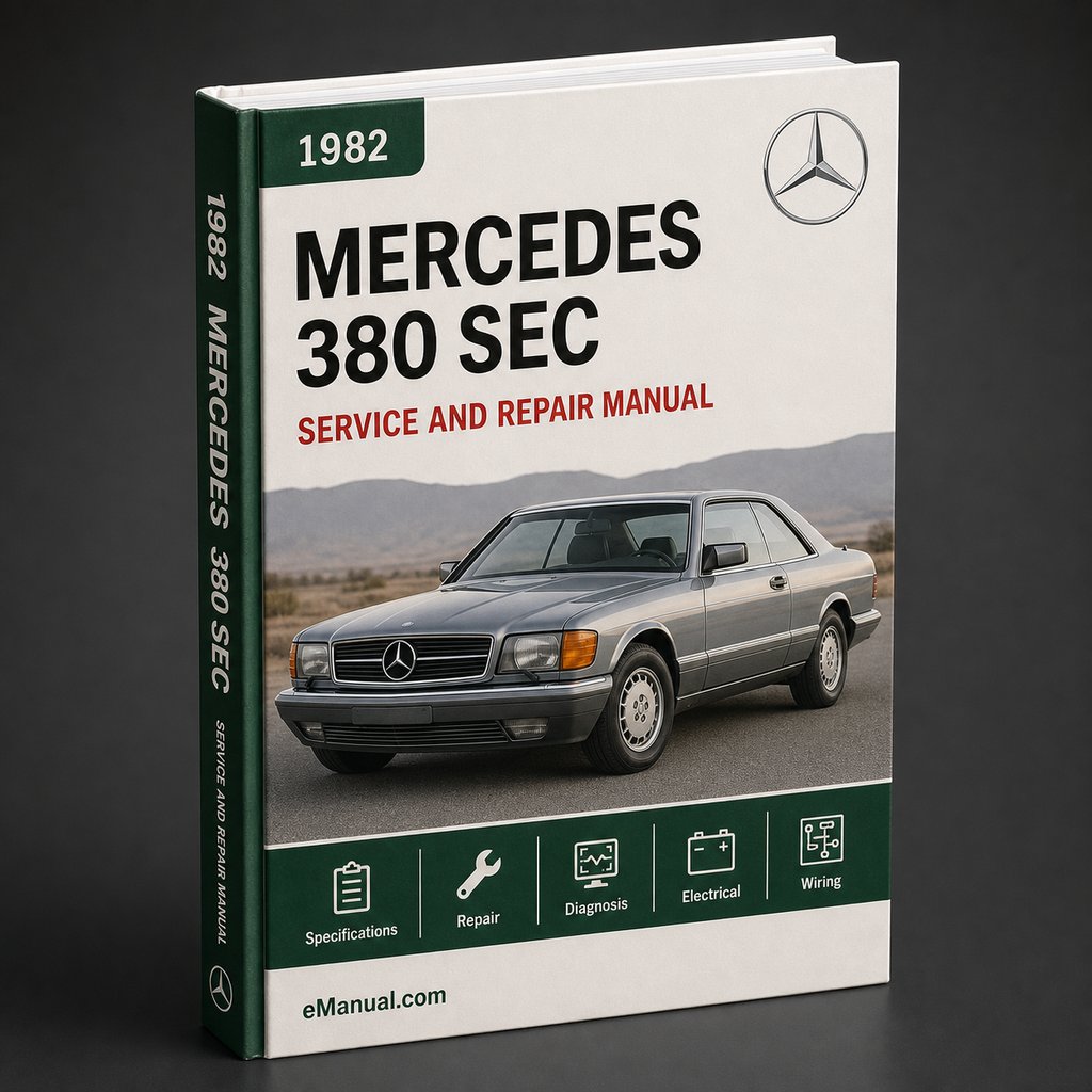 Mercedes 380 SEC 1982-1983 Service Repair Manual