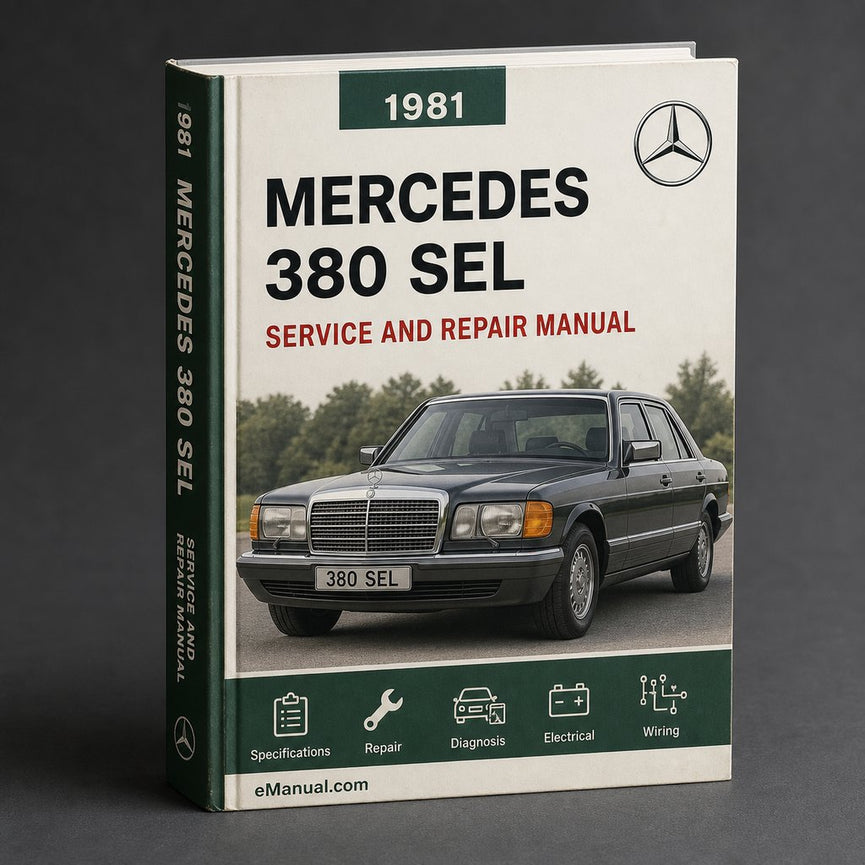 Mercedes 380 SEL 1981-1983 Service Repair Manual