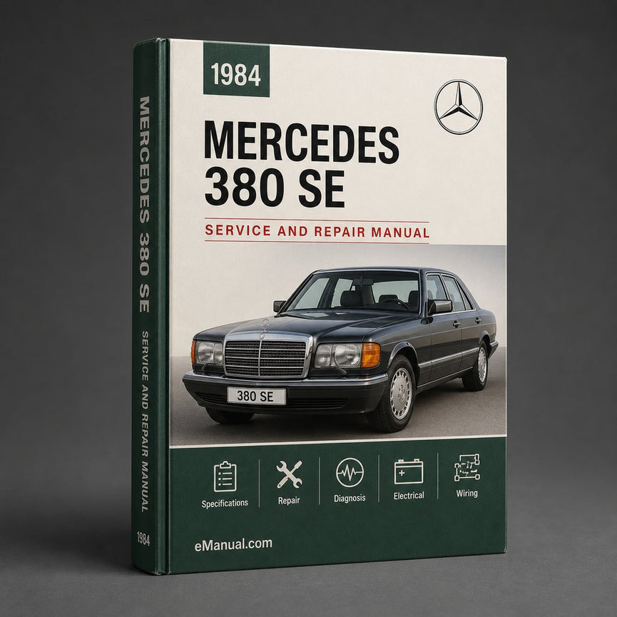 Mercedes 380 SE 1984-1985 Service Repair Manual
