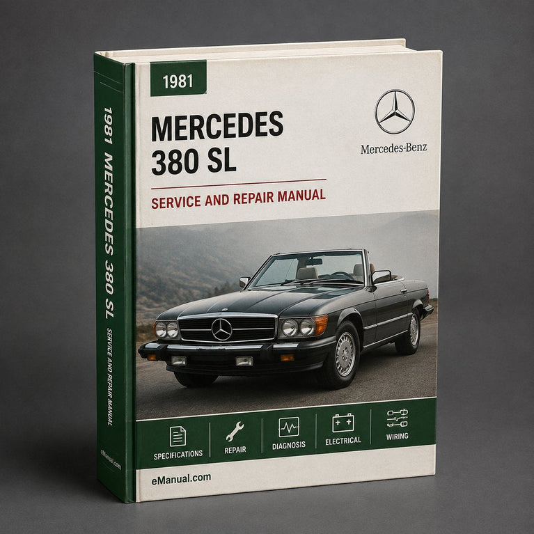Mercedes 380 SL 1981-1985 Service Repair Manual