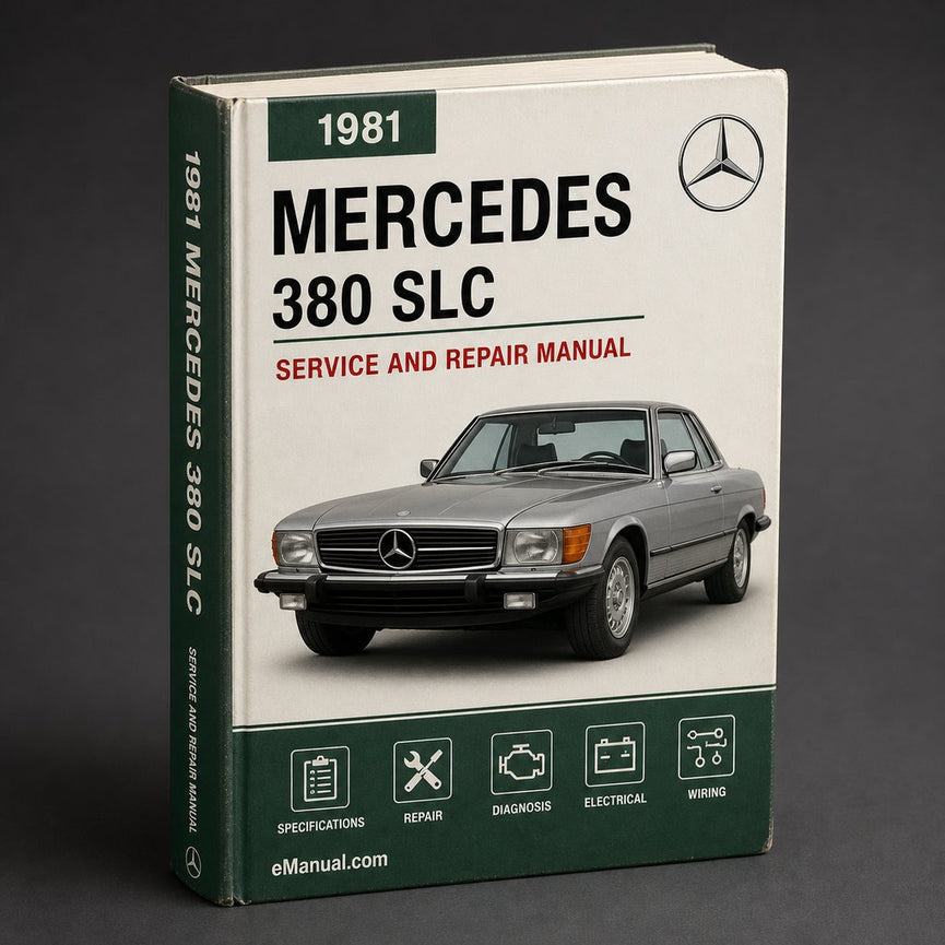 Mercedes 380 SLC 1981 Service Repair Manual