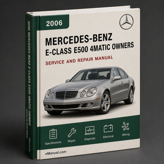 2006 Mercedes-Benz E-Class E500 4matic Owners Manual