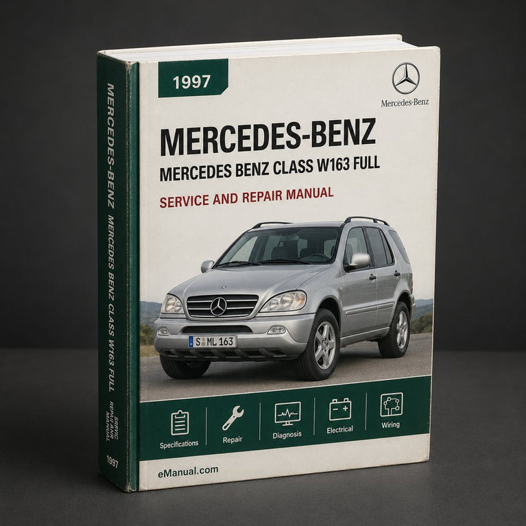 Mercedes Benz M Class W163 1997-2005 Full Service & Repair Manual