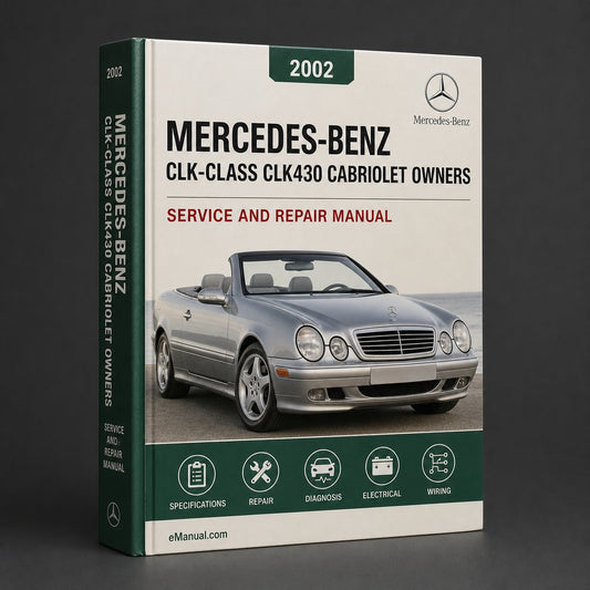 2002 Mercedes-Benz CLK-Class CLK430 Cabriolet Owners Manual