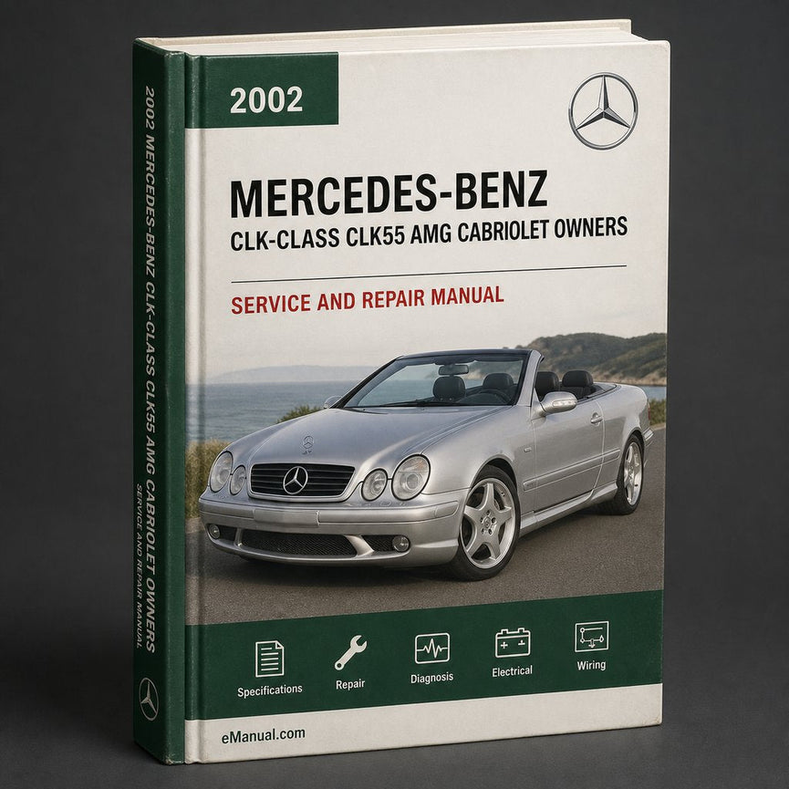 2002 Mercedes-Benz CLK-Class CLK55 AMG Cabriolet Owners Manual