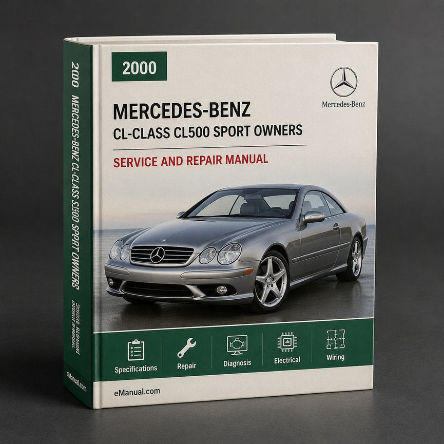 2000 Mercedes-Benz CL-Class CL500 Sport Owners Manual