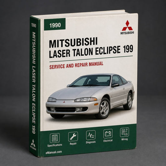 Mitsubishi Laser Talon & Eclipse Workshop Service Manual 1990 1991 1992 1993 1994 1995 1996
