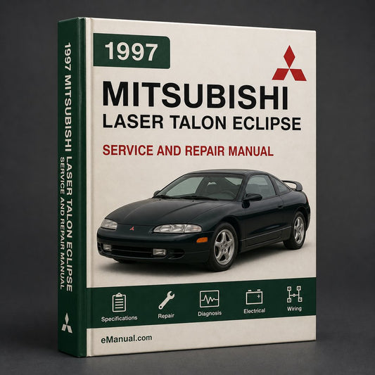 Mitsubishi Laser Talon & Eclipse Workshop Service Manual 1997 1998 1999
