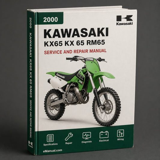 Kawasaki KX65 Service Manual Repair 2000-2011 KX 65 RM65