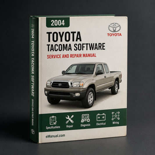 2004 Toyota Tacoma Service & Repair Manual Software