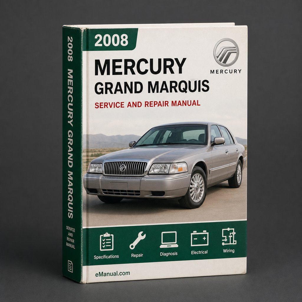 Mercury Grand Marquis Complete Workshop Service Repair Manual 2008