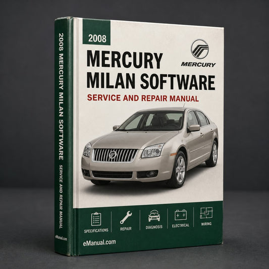 2008 Mercury Milan Service & Repair Manual Software