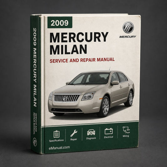 Mercury Milan 2009 Workshop Repair Service Manual