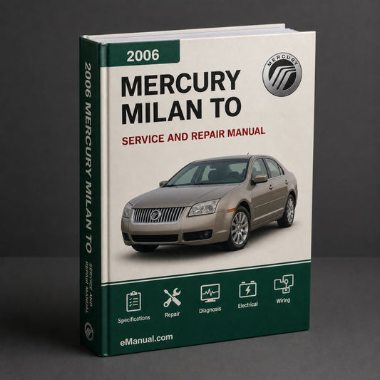 Mercury Milan 2006 to 2009 Factory Workshop Service Repair Manual