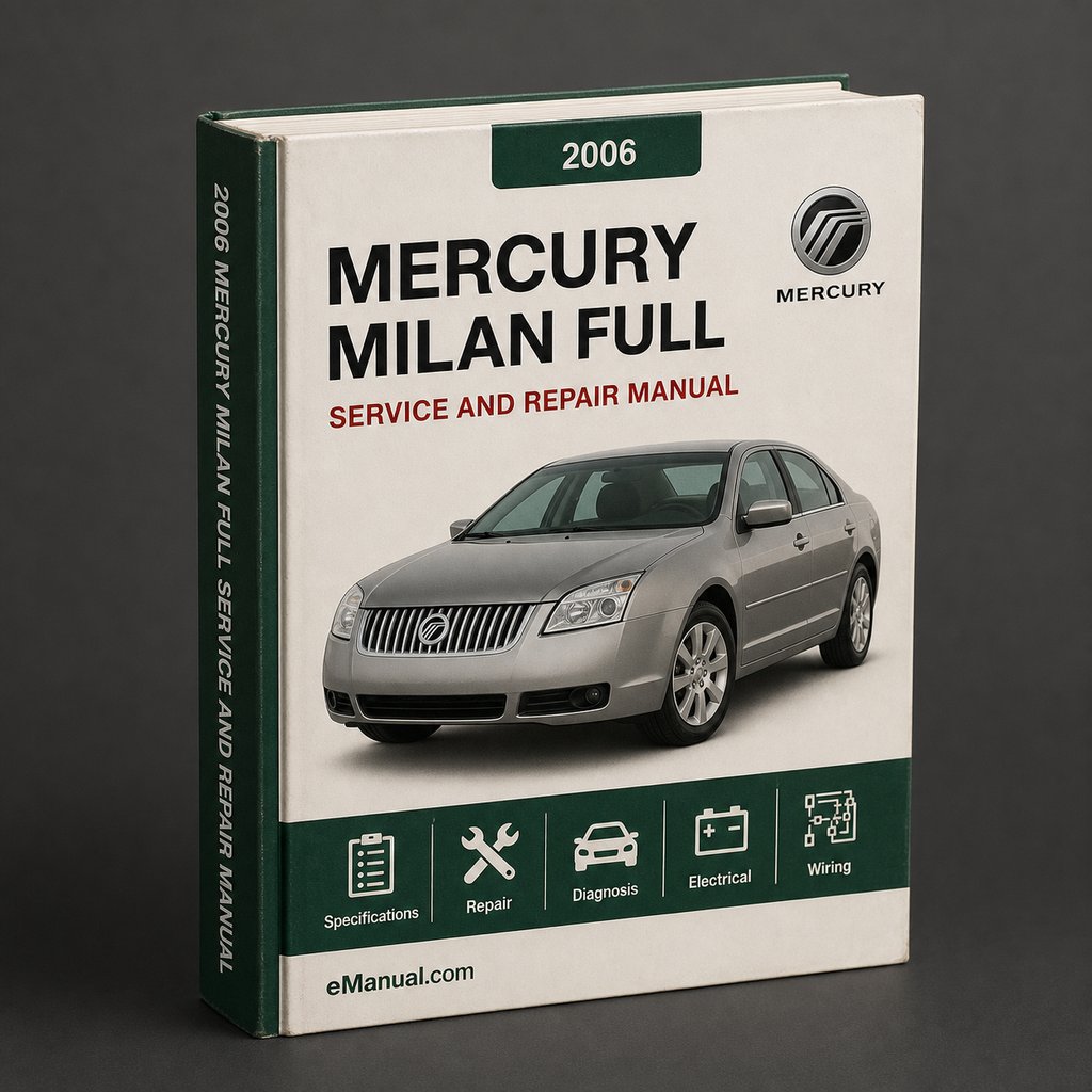 Mercury Milan Full Service & Repair Manual 2006-2009
