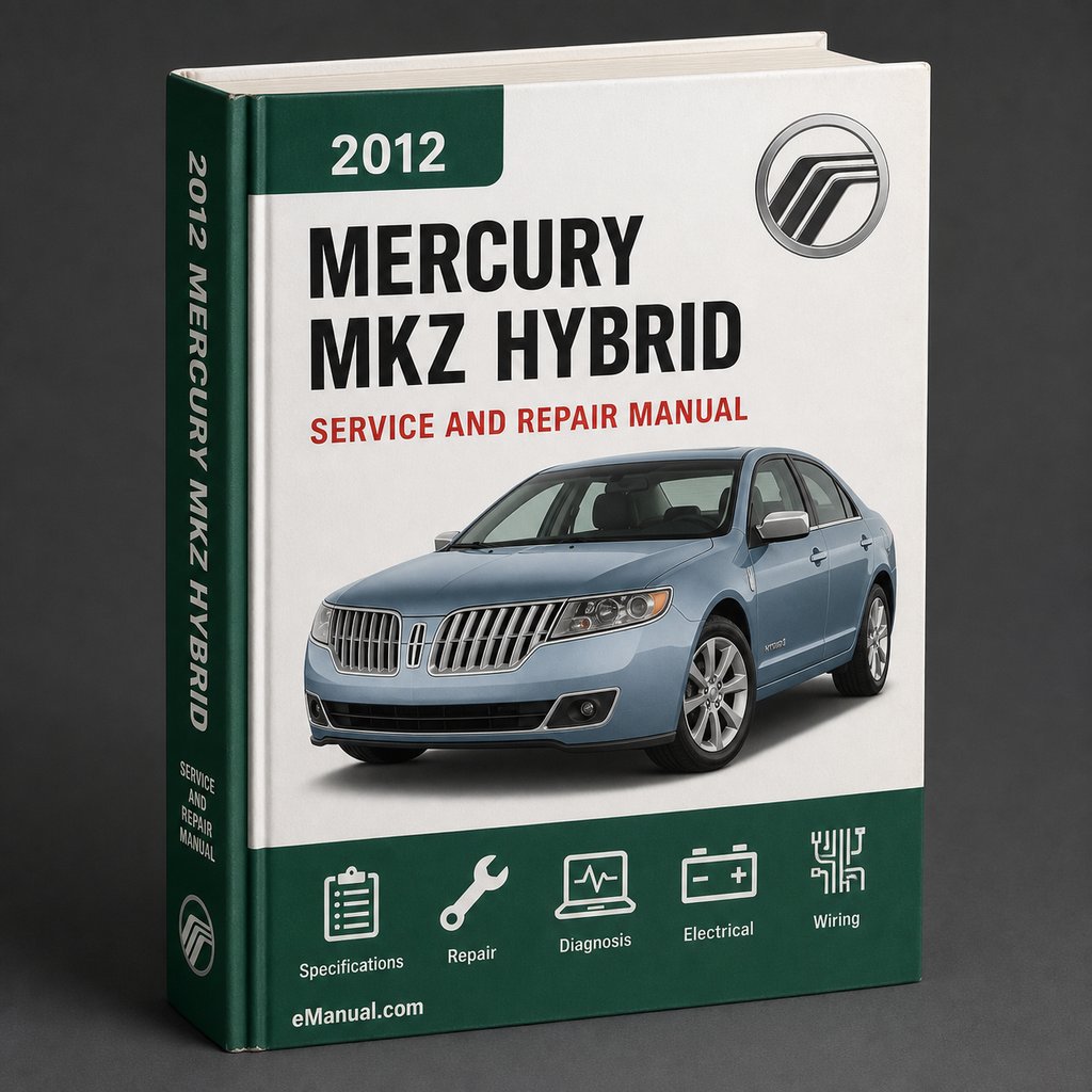 Mercury MKZ Hybrid Complete Workshop Service Repair Manual 2012