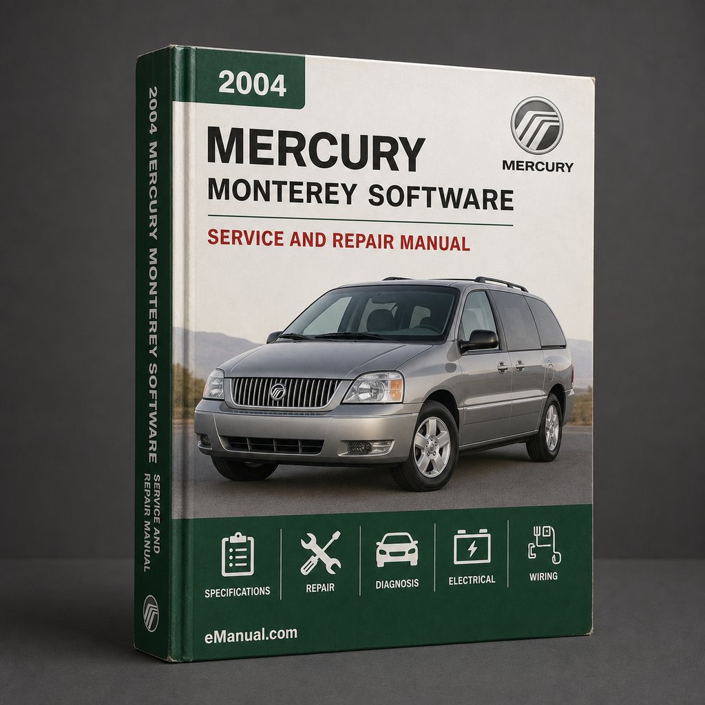 2004 Mercury Monterey Service & Repair Manual Software