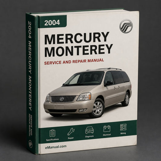 Mercury Monterey 2004-2007 Service Repair Workshop Manual