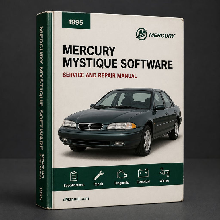 1995 Mercury Mystique Service & Repair Manual Software