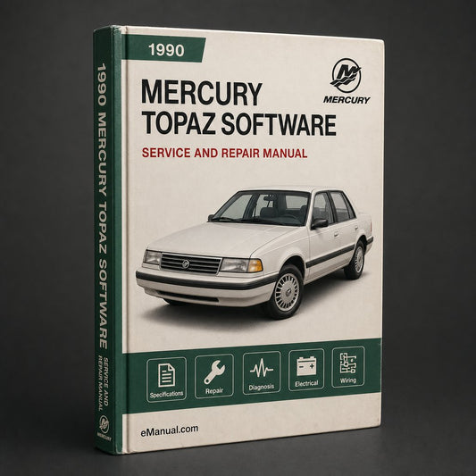 1990 Mercury Topaz Service & Repair Manual Software
