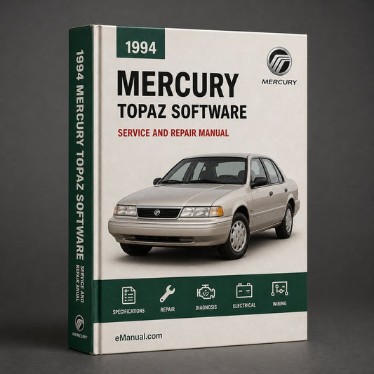 1994 Mercury Topaz Service & Repair Manual Software