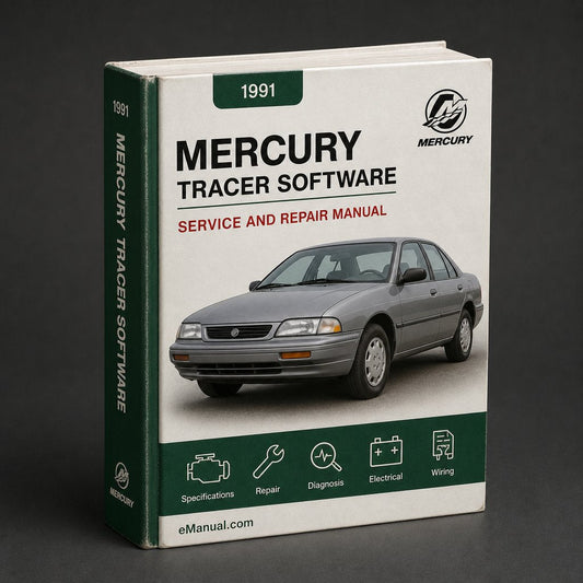 1991 Mercury Tracer Service & Repair Manual Software