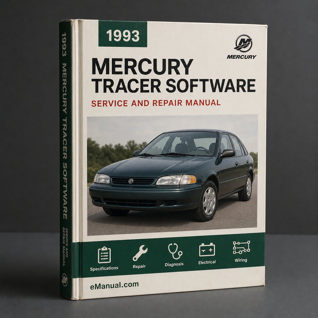 1993 Mercury Tracer Service & Repair Manual Software