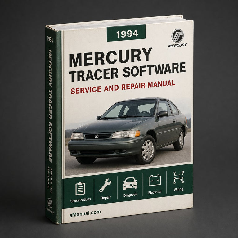 1994 Mercury Tracer Service & Repair Manual Software