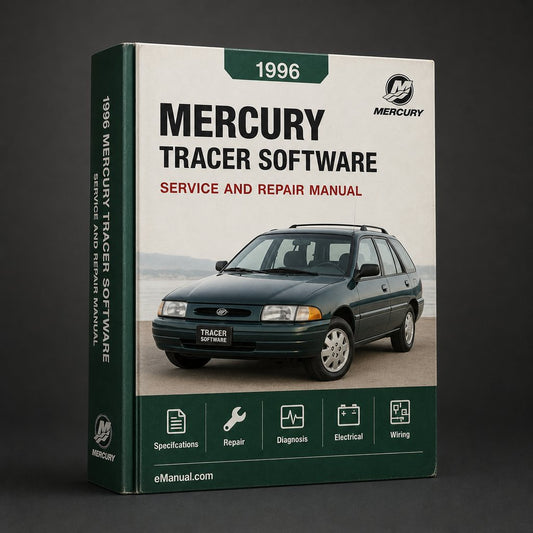 1996 Mercury Tracer Service & Repair Manual Software