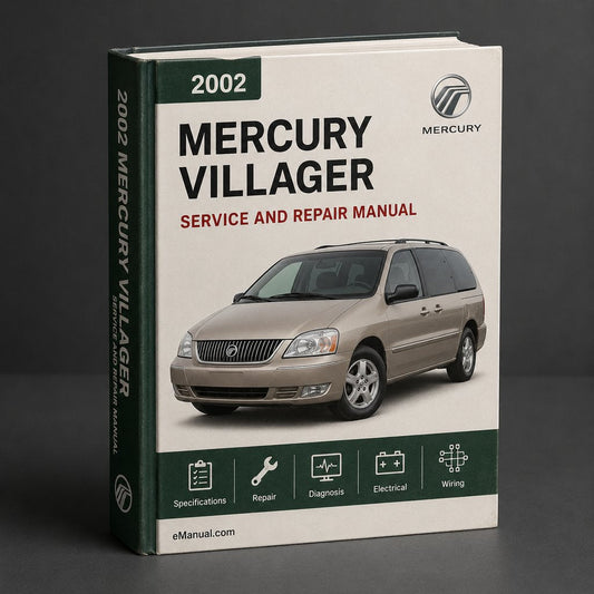 Mercury Villager 2002 Service Repair Workshop Manual