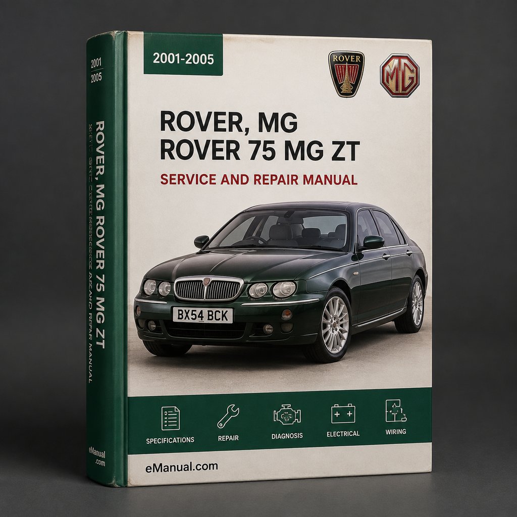 ROVER 75 MG ZT Werkswerkstatt-Service-Reparaturhandbuch PDF-Download