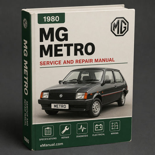 MG Metro 1980-1990 Service Repair Workshop Manual