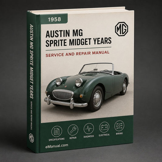 Austin MG Sprite Midget Years 1958-1971 Service Repair Manual