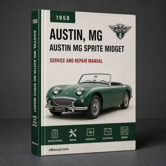 Austin MG Sprite Midget 1958-1971 Service Repair Workshop Manual