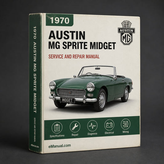 Austin MG Sprite Midget 1970 Factory Service Repair Manual