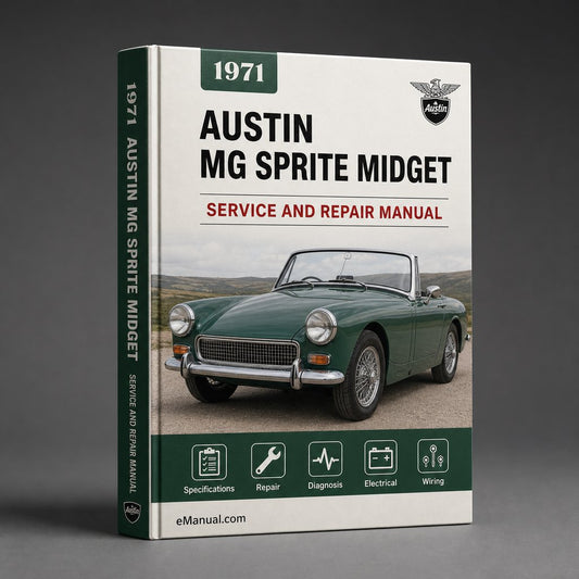 Austin MG Sprite Midget 1971 Factory Service Repair Manual