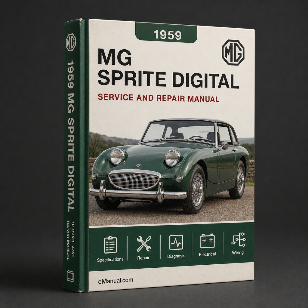 MG SPRITE Digital Workshop Repair Manual 1959-1972