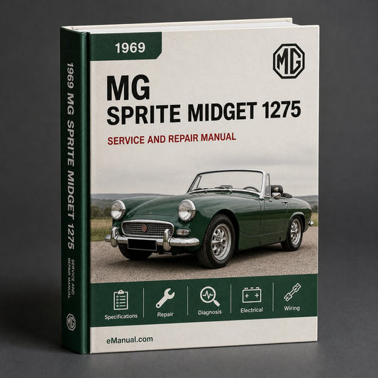 Sprite MG Midget 1275 Workshop Manual 1969 1970 1971 1972 1973 1974