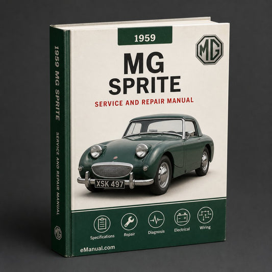 MG SPRITE Complete Workshop Repair Manual 1959-1972