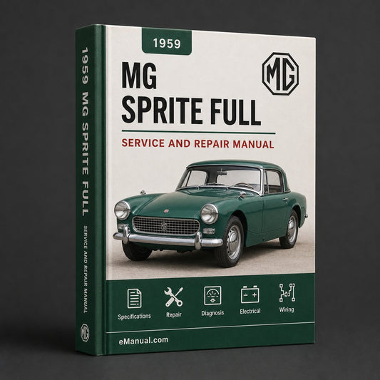 MG SPRITE Full Service & Repair Manual 1959-1972