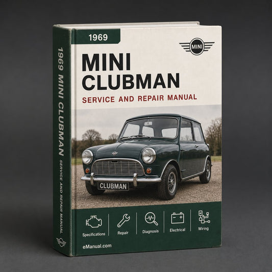 Mini Clubman 1969-1980 Factory Service Repair Manual