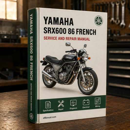 Yamaha SRX600 86 Servicehandbuch Französisch PDF-Download