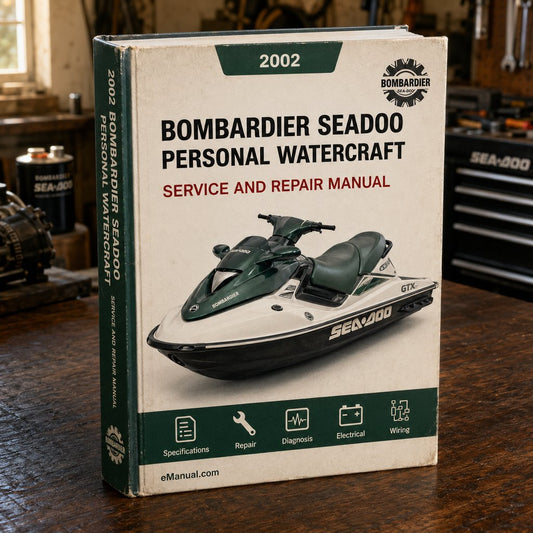 2002 Bombardier Seadoo Personal Watercraft Service Repair Workshop Manual