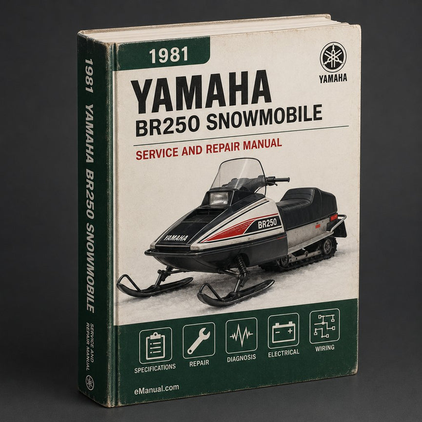 Yamaha BR250 1981 Snowmobile Service Repair Manual
